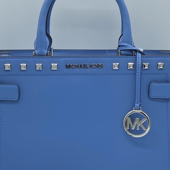 MICHAEL KORS RAYNE MEDIUM EW SATCHEL FRENCH BLUE - Picture 11 of 16